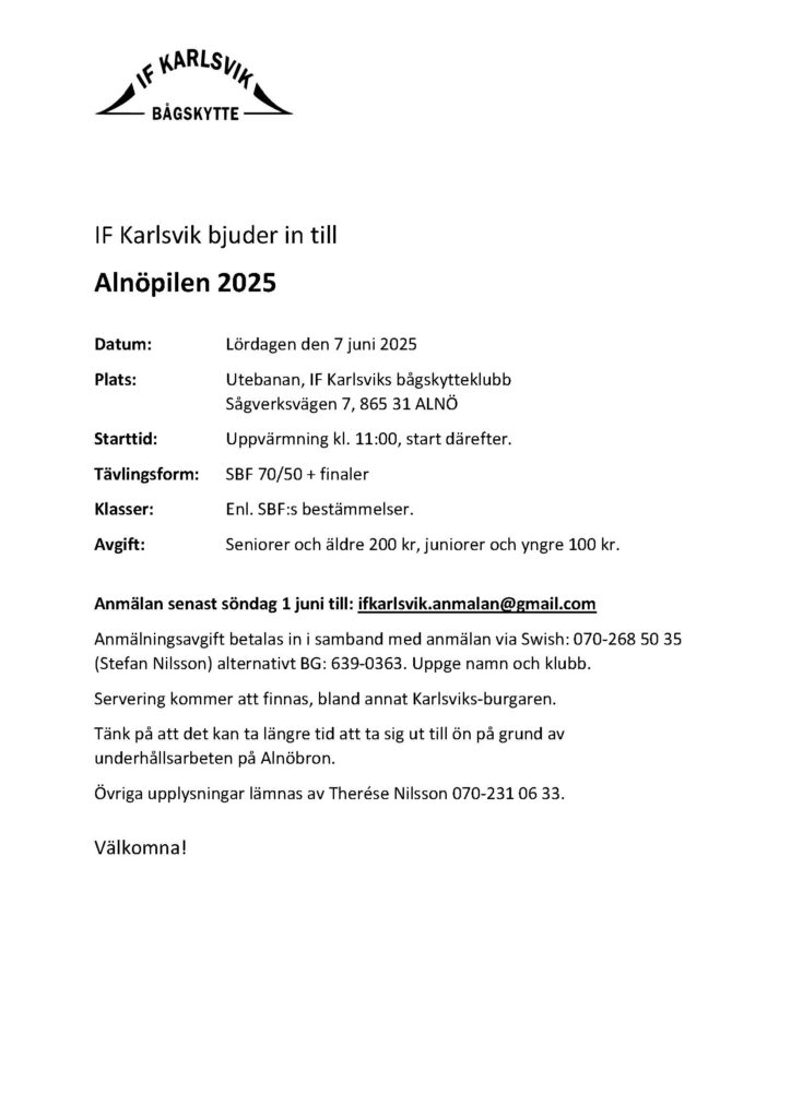 Tävling, IF Karlsvik 